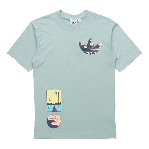 Футболка originals surreal summer sports printing knit breathable round neck short sleeve gray green Adidas, зеленый
Футболка originals surreal summer sports printing knit breathable round neck short sleeve gray green Adidas, зеленый