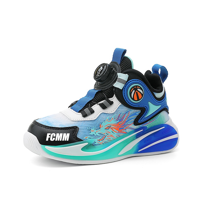 Баскетбольные кроссовки с высоким дышащим верхом для детей FCMM, синий/оранжевый
Баскетбольные кроссовки с высоким дышащим верхом для детей FCMM, синий/оранжевый