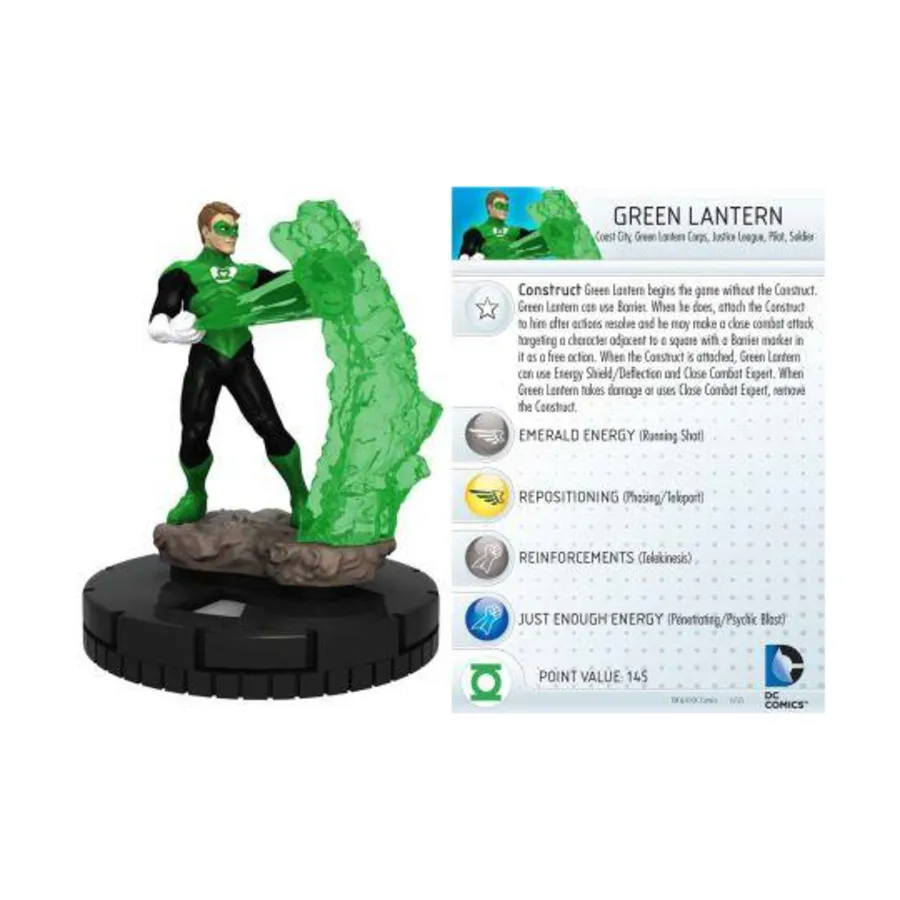 Зеленый Фонарь #004 (С), DC HeroClix - 10th Anniversary - Singles
Зеленый Фонарь #004 (С), DC HeroClix - 10th Anniversary - Singles