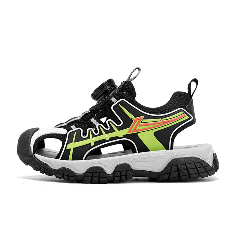 Противоскользящие износостойкие детские сандалии для детей TONYBEAR, черный/зеленый
Противоскользящие износостойкие детские сандалии для детей TONYBEAR, черный/зеленый