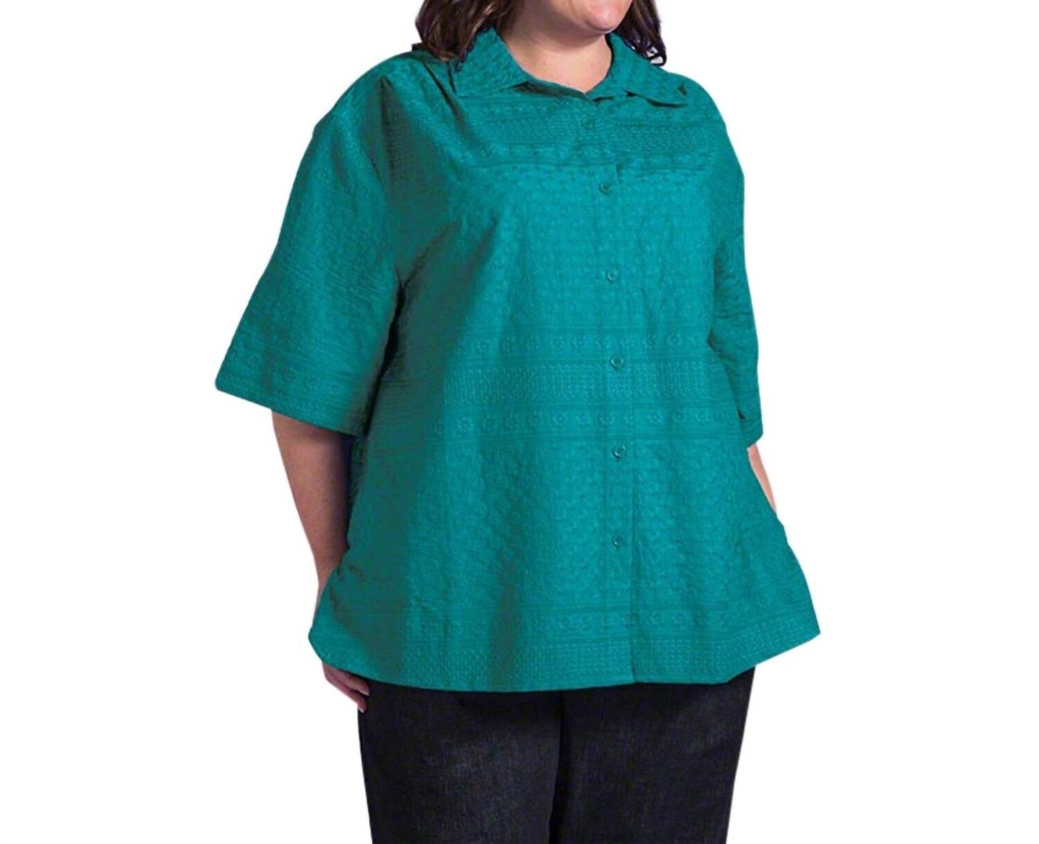 Хлопковая рубашка с коротким рукавом «Пион» — плюс в морском цвете On The Plus Side
Хлопковая рубашка с коротким рукавом «Пион» — плюс в морском цвете On The Plus Side