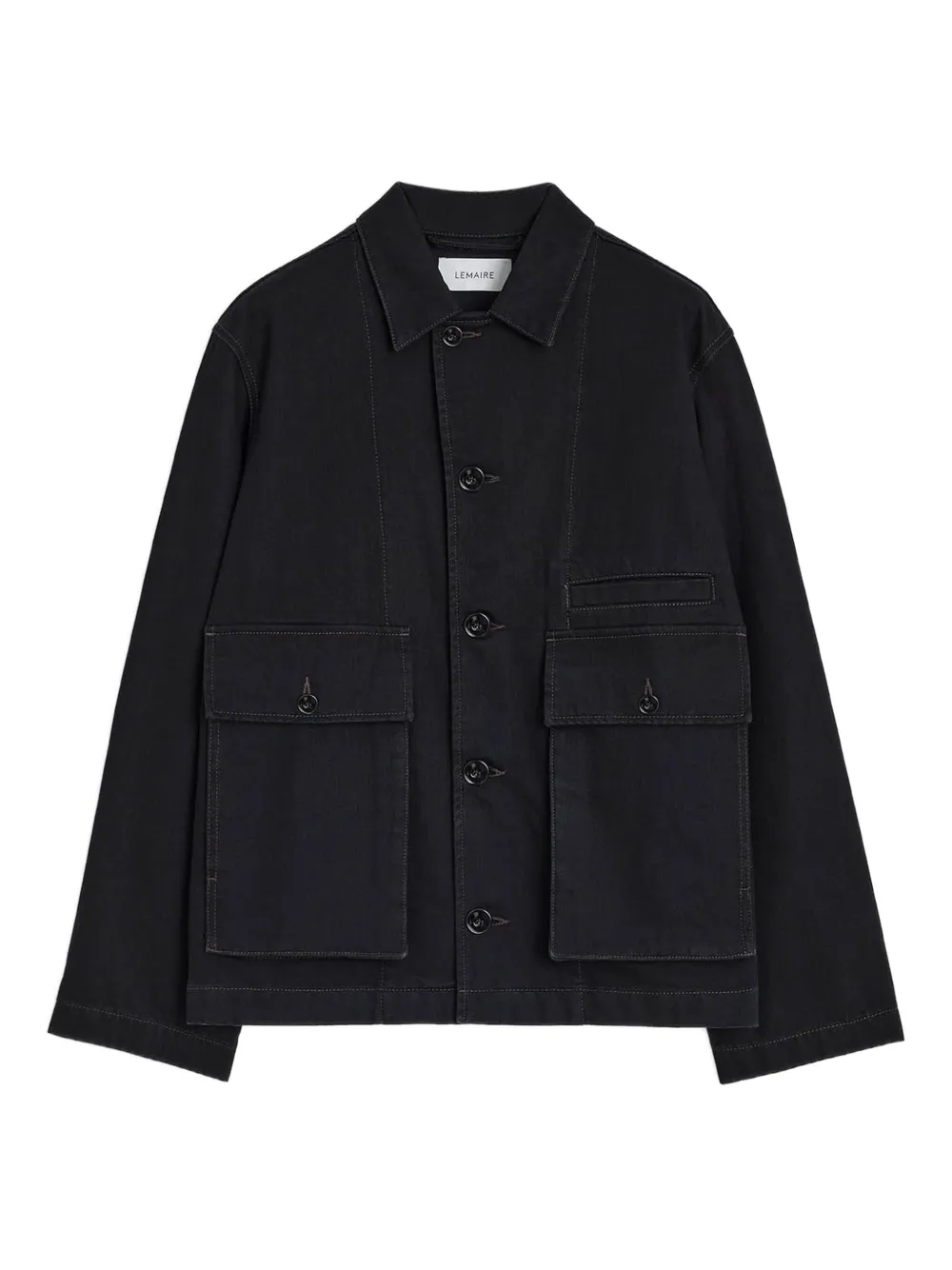 Джинсовая куртка свободного кроя LEMAIRE, черный
Джинсовая куртка свободного кроя LEMAIRE, черный