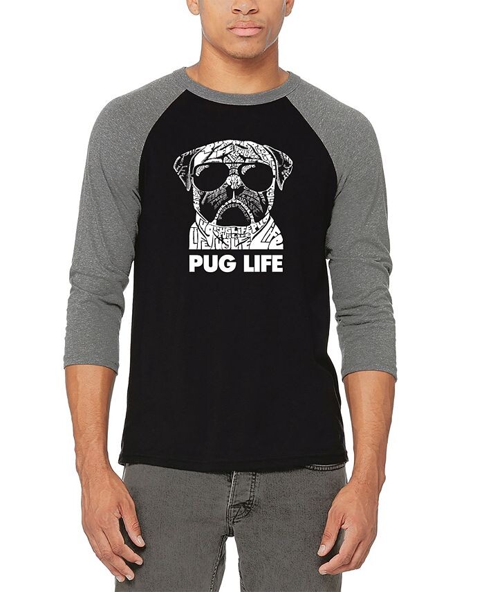 Мужская бейсбольная футболка с надписью Pug Life реглан Word Art LA Pop Art, серый
Мужская бейсбольная футболка с надписью Pug Life реглан Word Art LA Pop Art, серый