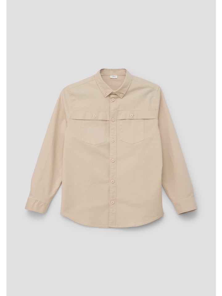 Рубашка s.Oliver, бежевый
Рубашка s.Oliver, бежевый