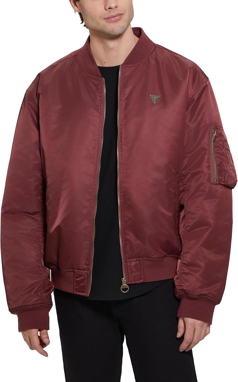 GUESS мужская ветровка John Bomber с капюшоном, Vino Multi
GUESS мужская ветровка John Bomber с капюшоном, Vino Multi