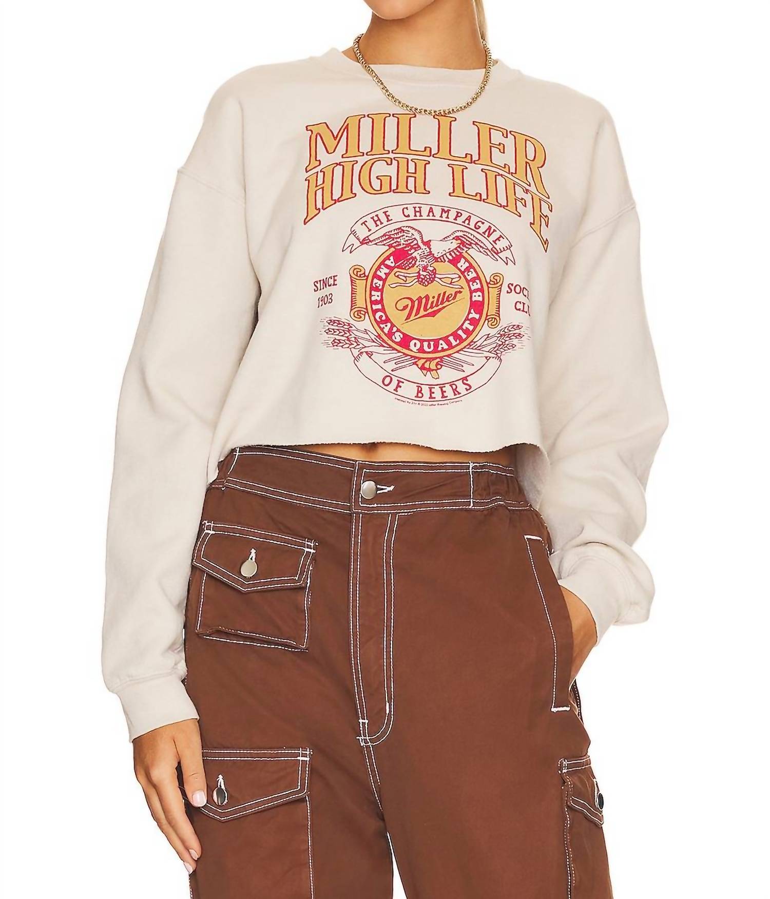 Футболка Mercy Miller Sportsmans Club песочного цвета Junk Food, Sand 
Футболка Mercy Miller Sportsmans Club песочного цвета Junk Food, Sand