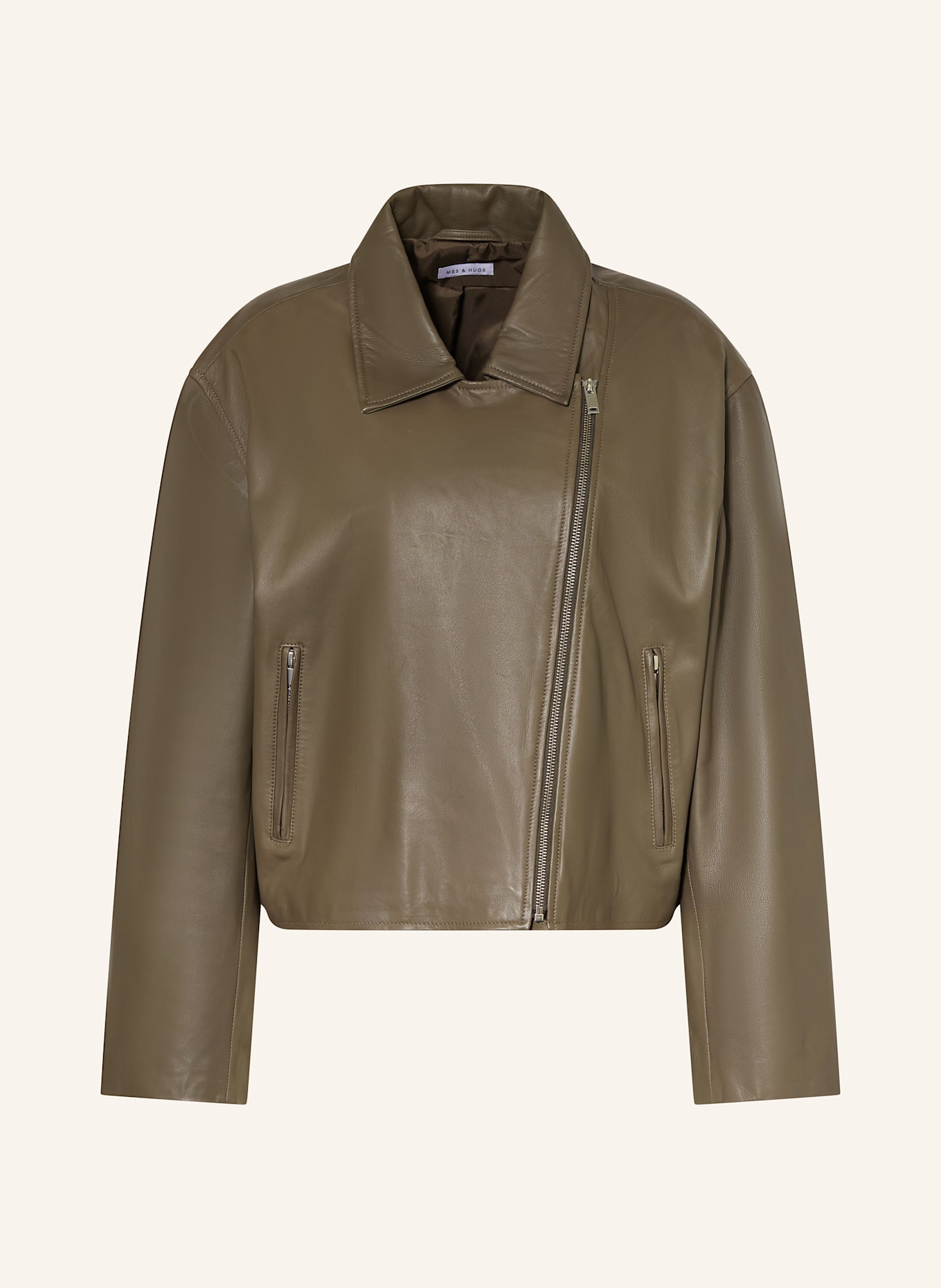 Кожаная куртка Mrs & Hugs, коричневый
Кожаная куртка Mrs & Hugs, коричневый