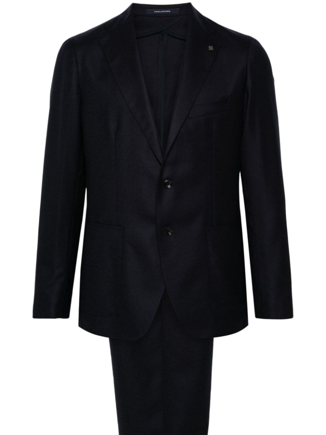 Tagliatore однобортный костюм с брошью, синий
Tagliatore однобортный костюм с брошью, синий