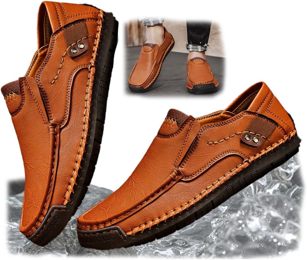 Мужская водонепроницаемая ортопедическая обувь, модная винтажная легкая обувь без шнурков, плоские лоферы, обувь для путешествий и отдыха на природе Generic, коричневый
Мужская водонепроницаемая ортопедическая обувь, модная винтажная легкая обувь без шнурков, плоские лоферы, обувь для путешествий и отдыха на природе Generic, коричневый