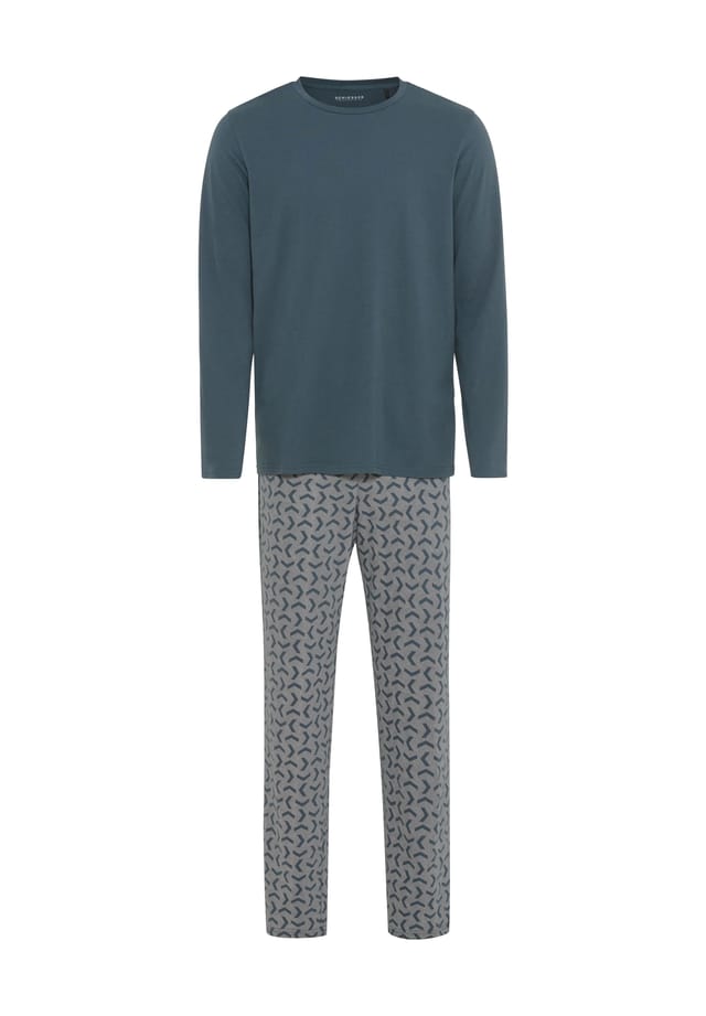 Повседневная базовая пижама Schiesser, синий
Повседневная базовая пижама Schiesser, синий