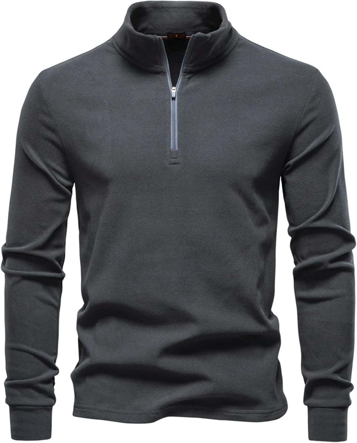 Мужской свитер-пуловер с четвертью молнии, легкий поло с воротником-стойкой, модный и повседневный для осени и зимы
Мужской свитер-пуловер с четвертью молнии, легкий поло с воротником-стойкой, модный и повседневный для осени и зимы