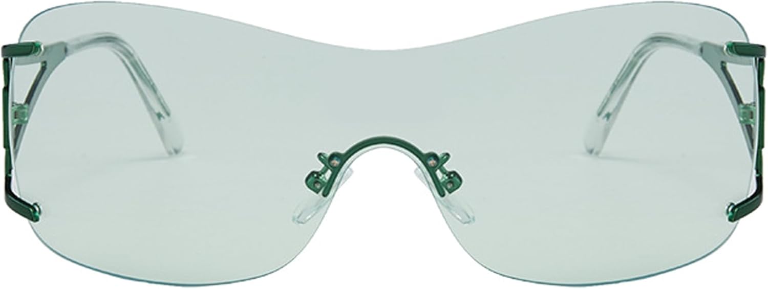 bullabulling Модные большие цельные квадратные солнцезащитные очки для женщин в винтажном панк-стиле для мужчин, очки для активного отдыха, солнцезащитные очки UV400, Green
bullabulling Модные большие цельные квадратные солнцезащитные очки для женщин в винтажном панк-стиле для мужчин, очки для активного отдыха, солнцезащитные очки UV400, Green