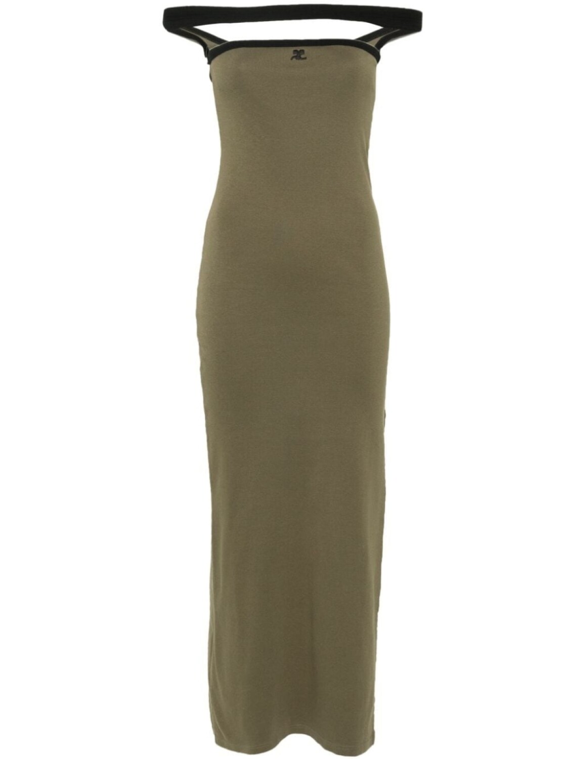 Courrèges платье Contrast Hyperbole, зеленый 
Courrèges платье Contrast Hyperbole, зеленый