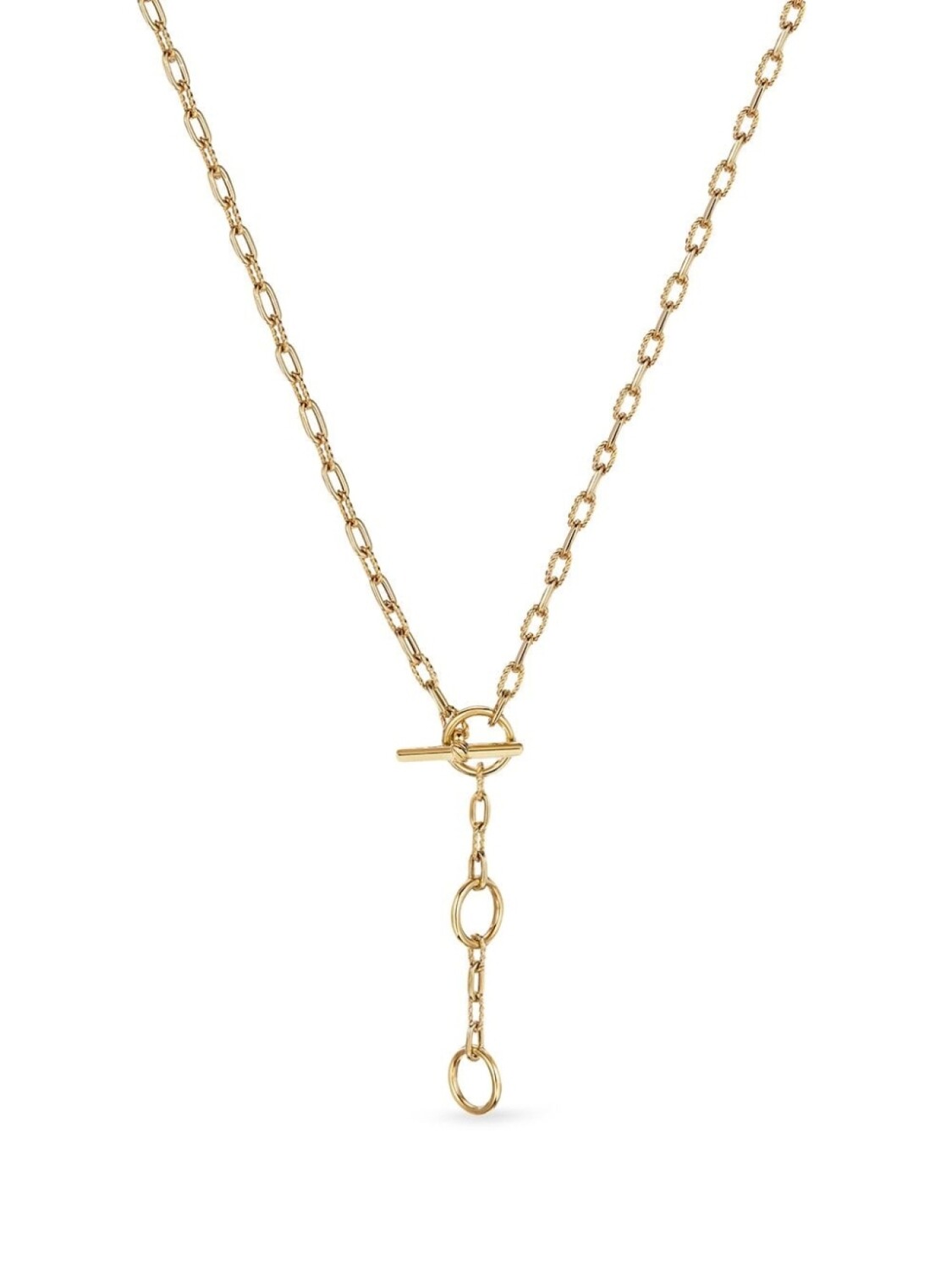 Колье DY Madison Three Ring из желтого золота David Yurman, золотой
Колье DY Madison Three Ring из желтого золота David Yurman, золотой