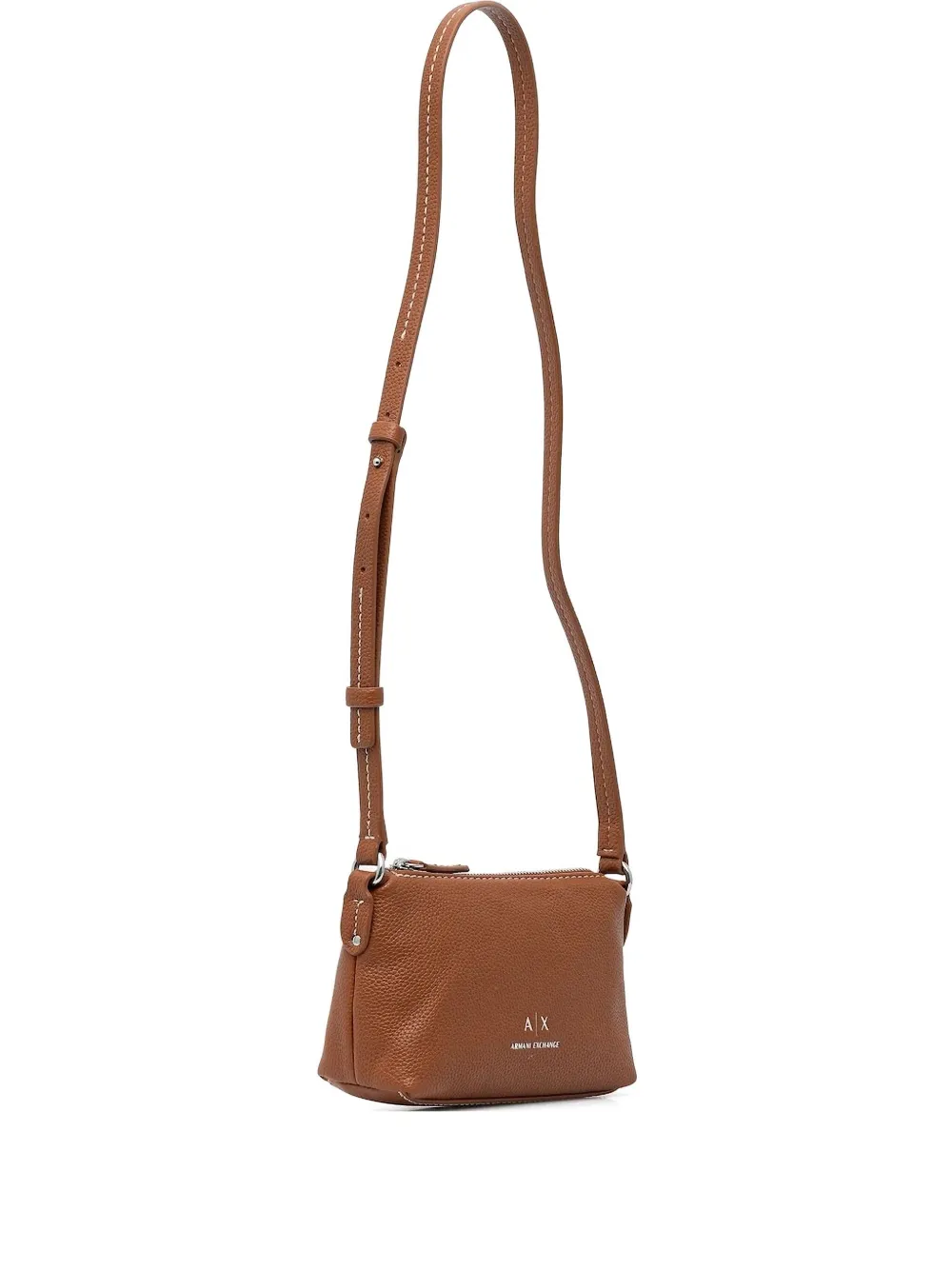 Мини-сумка через плечо на молнии Armani Exchange, коричневый
Мини-сумка через плечо на молнии Armani Exchange, коричневый