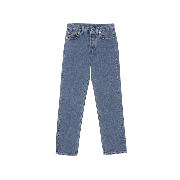 Прямые джинсы SPORTY & RICH, светло-голубые 
Прямые джинсы SPORTY & RICH, светло-голубые