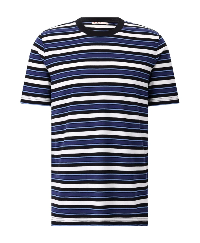 Классическая полосатая хлопковая футболка Marni, мультиколор
Классическая полосатая хлопковая футболка Marni, мультиколор