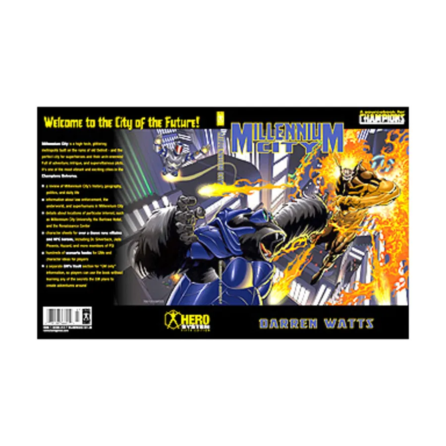 Millennium City, Champions (5th Edition), мягкая обложка
Millennium City, Champions (5th Edition), мягкая обложка