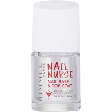 База и верхнее покрытие для ногтей London Nail Nurse Care 5-в-1, прозрачное, 12 мл, Rimmel
База и верхнее покрытие для ногтей London Nail Nurse Care 5-в-1, прозрачное, 12 мл, Rimmel