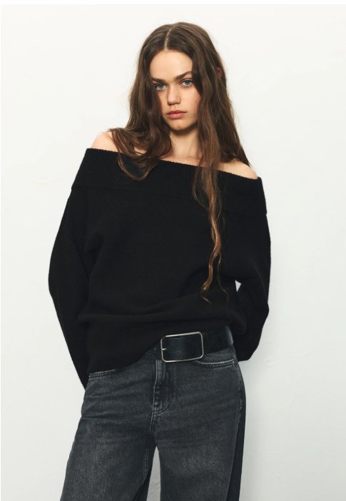 Джемпер PULL&BEAR ASYMMETRIC SOFT, Black
Джемпер PULL&BEAR ASYMMETRIC SOFT, Black