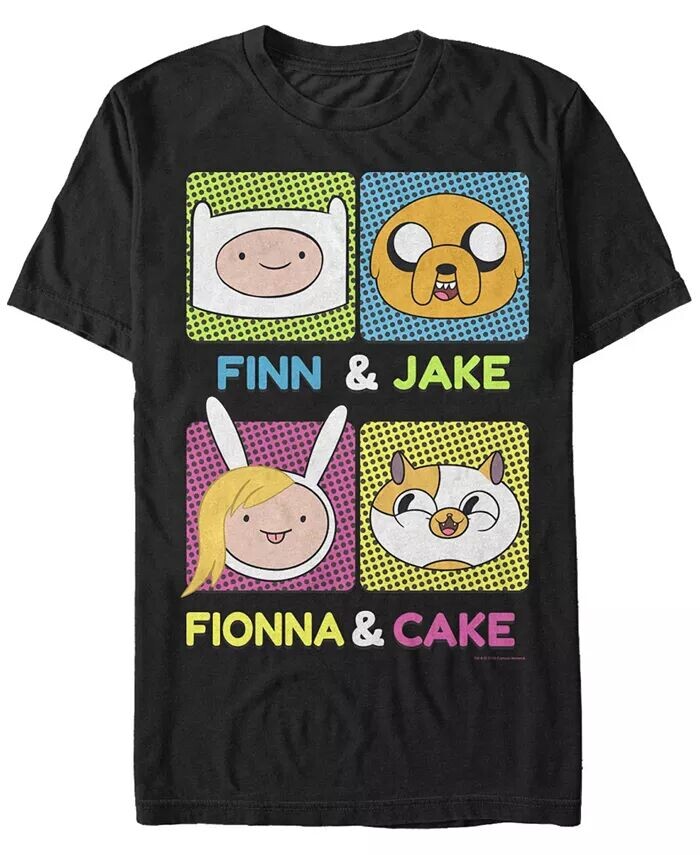 Мужская футболка с коротким рукавом Adventure Time Finn Jake Fionna Cake Fifth Sun, черный
Мужская футболка с коротким рукавом Adventure Time Finn Jake Fionna Cake Fifth Sun, черный