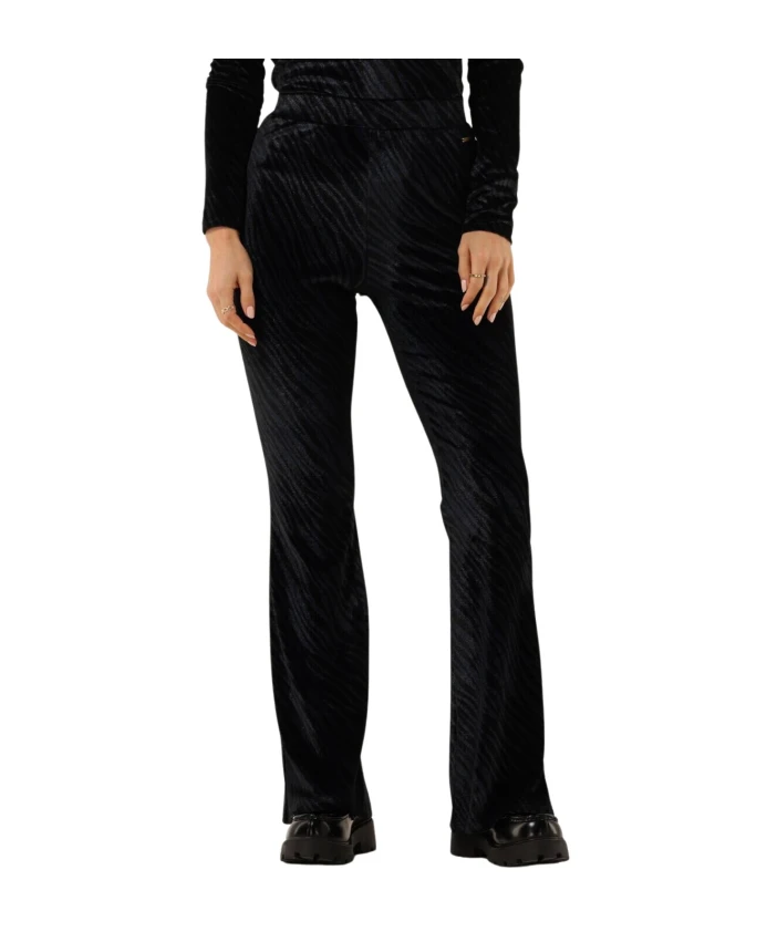 Бархатные расклешенные брюки с зеброй Colourful Rebel, синий
Бархатные расклешенные брюки с зеброй Colourful Rebel, синий