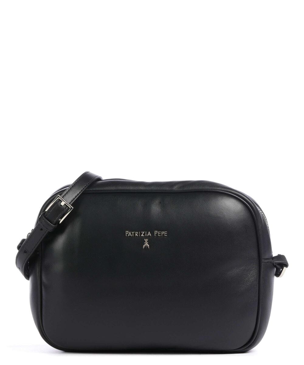 Сумка через плечо из мелкозернистой кожи. Patrizia Pepe, черный
Сумка через плечо из мелкозернистой кожи. Patrizia Pepe, черный