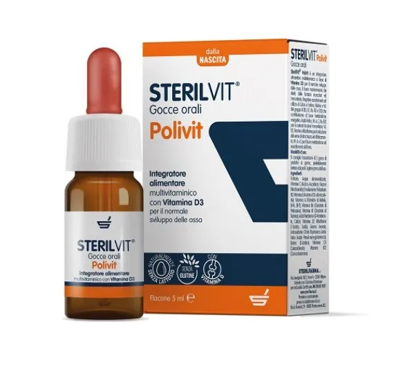 Стерилвит Поливит капли 5мл
Стерилвит Поливит капли 5мл