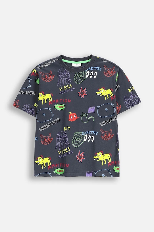 Детская хлопковая футболка Coccodrillo, черный
Детская хлопковая футболка Coccodrillo, черный