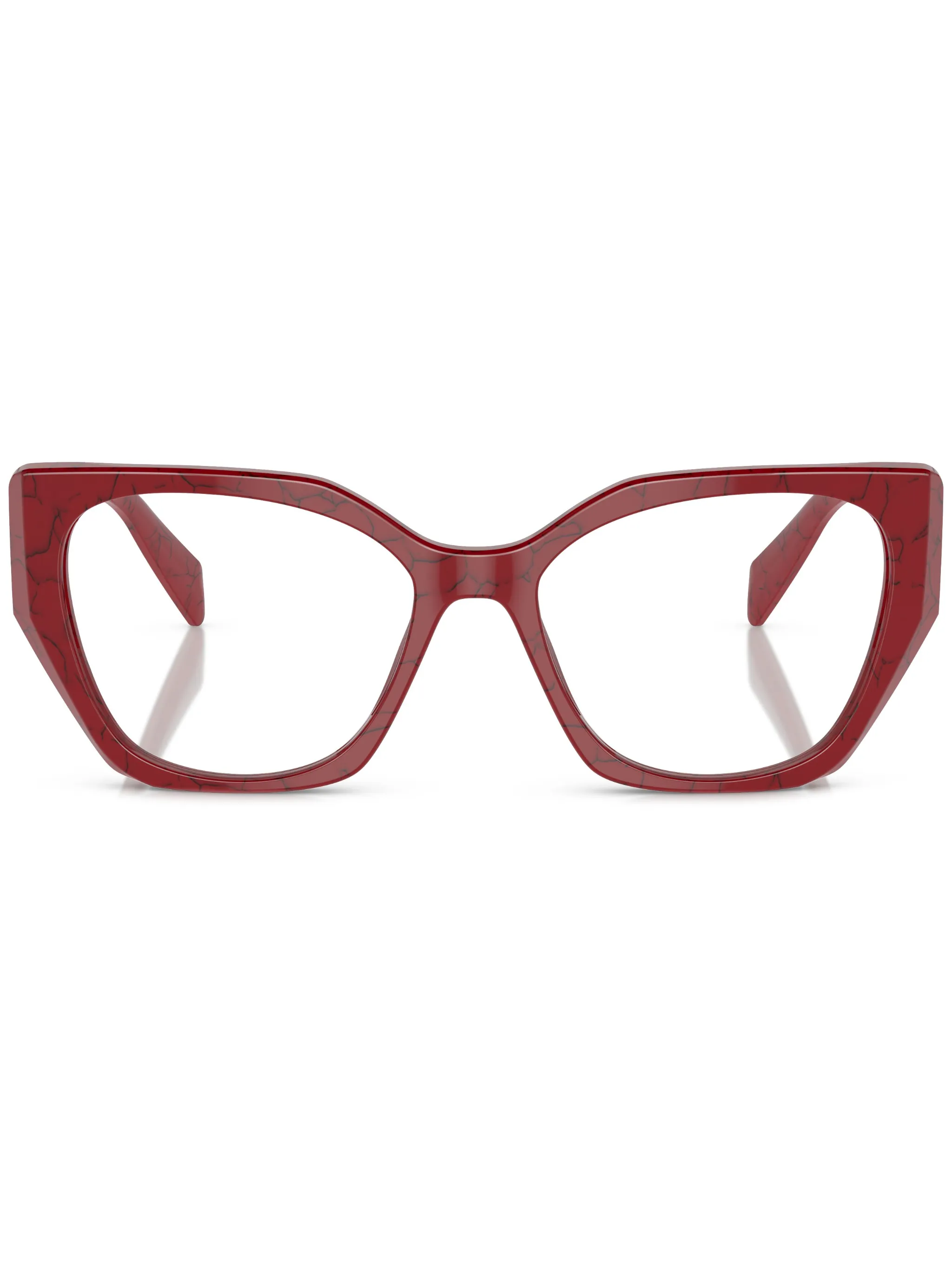 Очки в массивной оправе Prada Eyewear, красный
Очки в массивной оправе Prada Eyewear, красный