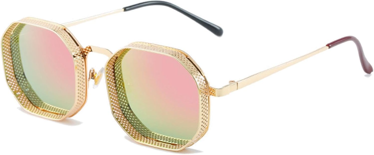 Ретро металлические стимпанк полигональные полые солнцезащитные очки для женщин, модные зеркальные градиентные очки с защитой от УФ-излучения для мужчин, панк солнцезащитные очки TVTBBVV, 6
Ретро металлические стимпанк полигональные полые солнцезащитные очки для женщин, модные зеркальные градиентные очки с защитой от УФ-излучения для мужчин, панк солнцезащитные очки TVTBBVV, 6