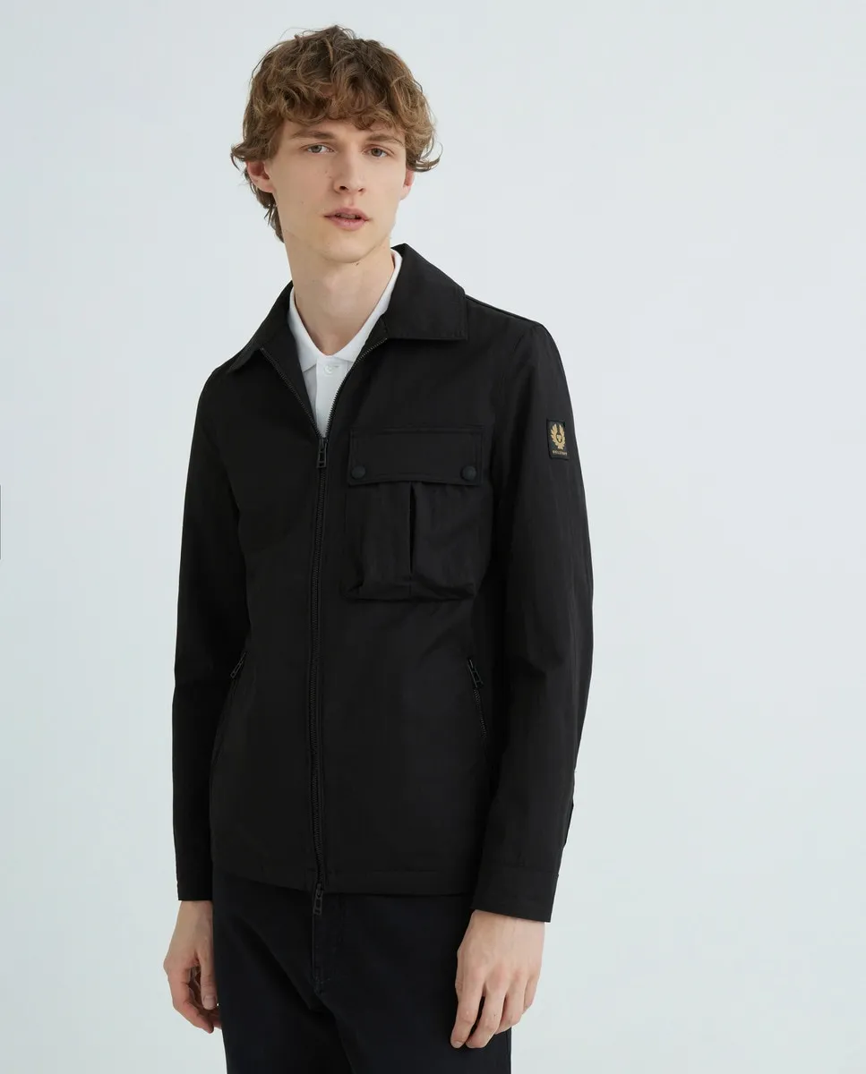Мужская верхняя рубашка с застежкой-молнией и логотипом на рукаве Belstaff, черный
Мужская верхняя рубашка с застежкой-молнией и логотипом на рукаве Belstaff, черный