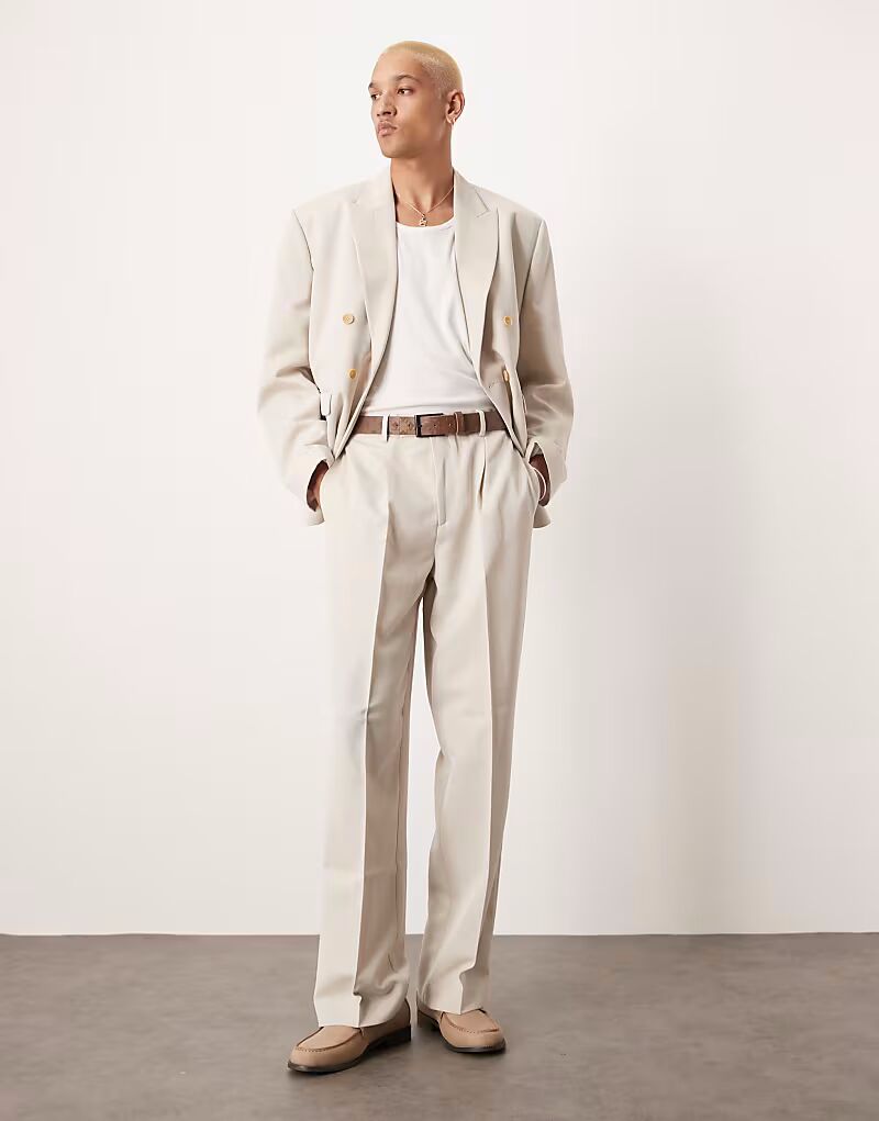 Широкие брюки цвета гальки Asos Design
Широкие брюки цвета гальки Asos Design