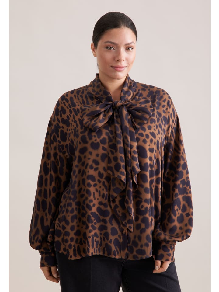 Расклешенная блузка свободного кроя коричневого цвета Seidensticker
Расклешенная блузка свободного кроя коричневого цвета Seidensticker