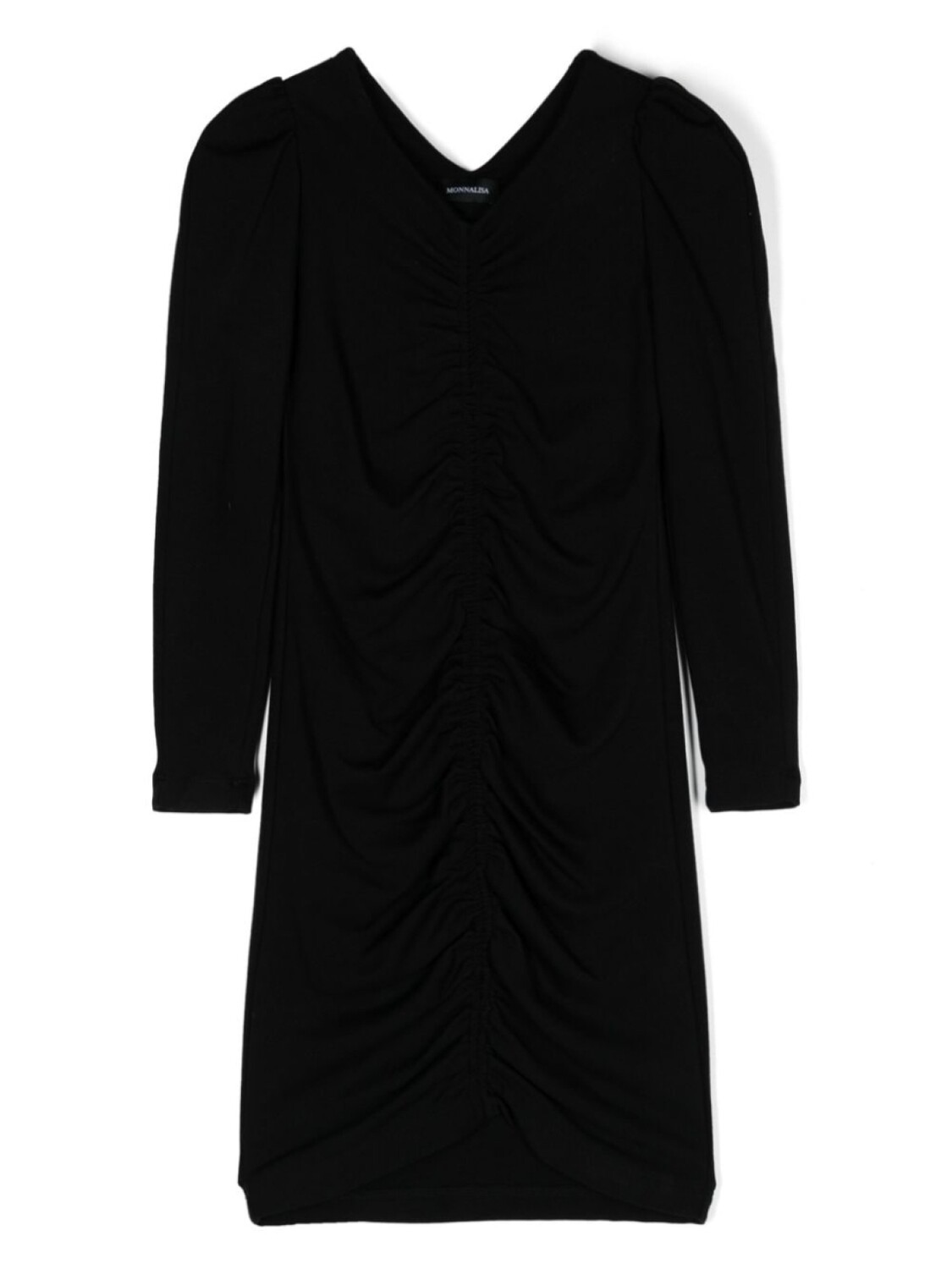 Monnalisa фактурное платье мини со сборками, черный
Monnalisa фактурное платье мини со сборками, черный
