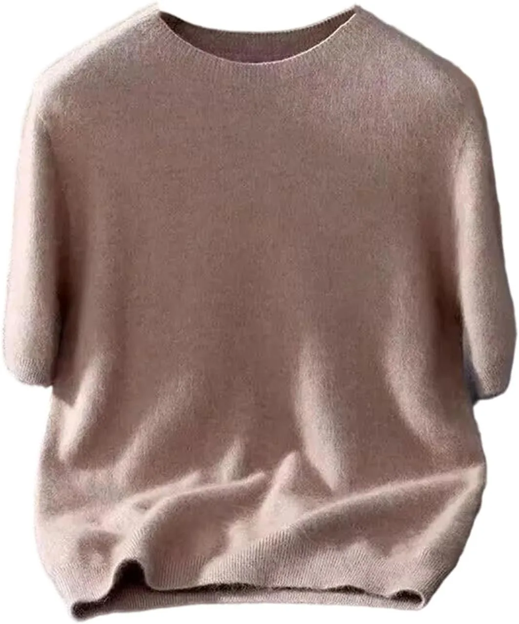 Мужской пуловер с круглым вырезом и коротким рукавом, свободный, однотонный, из камвольной шерсти
Мужской пуловер с круглым вырезом и коротким рукавом, свободный, однотонный, из камвольной шерсти