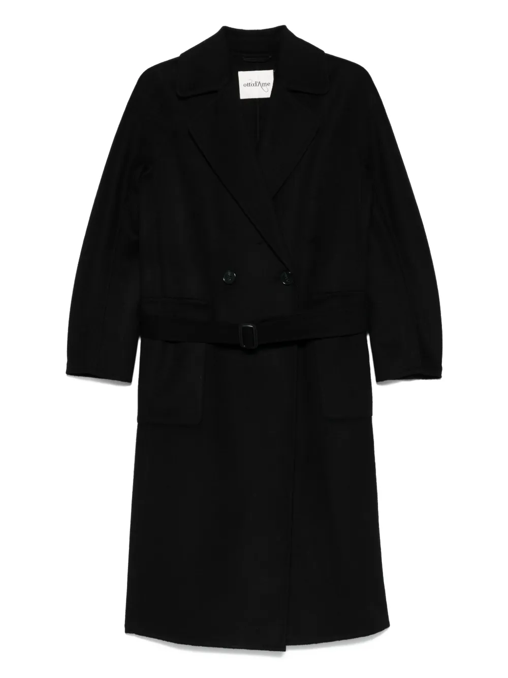 Двубортное пальто с поясом Ottod'Ame, черный
Двубортное пальто с поясом Ottod'Ame, черный