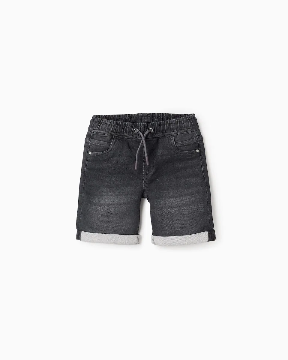 Детские джинсовые бермуды с эластичной талией Zippy, темно-серый
Детские джинсовые бермуды с эластичной талией Zippy, темно-серый