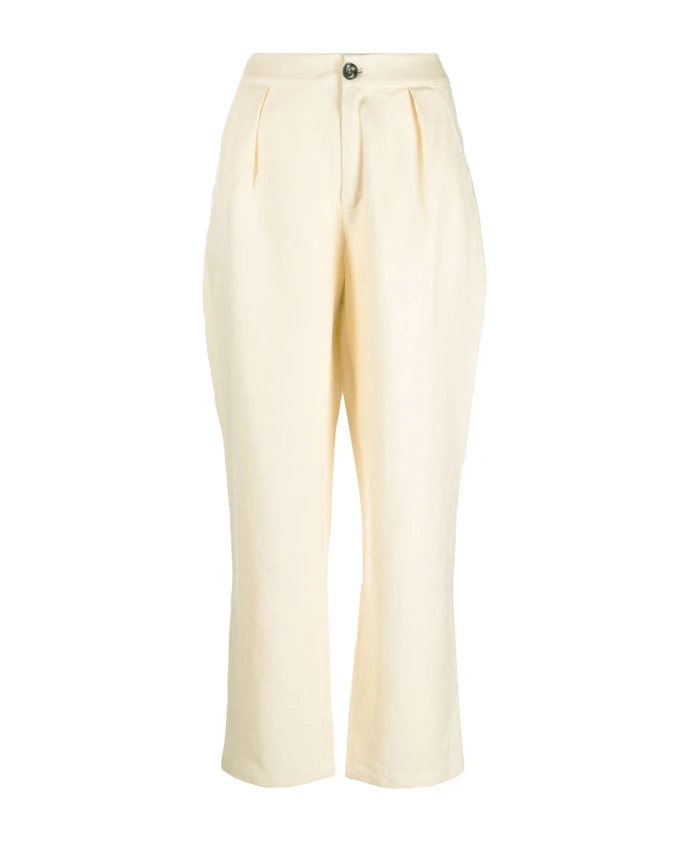 Бежевые льняные плиссированные брюки SiedrãS, бежевый
Бежевые льняные плиссированные брюки SiedrãS, бежевый