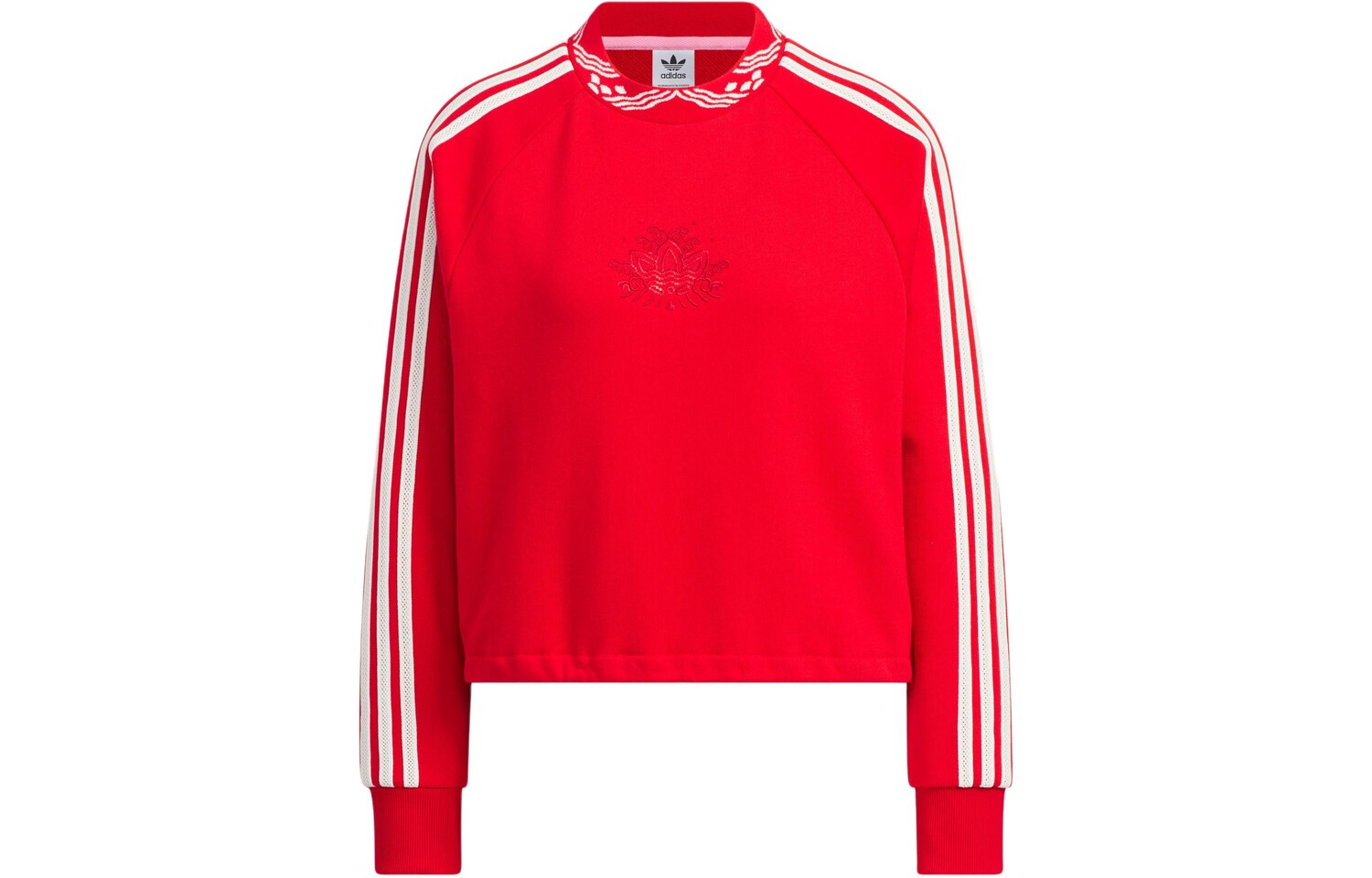 FEIFEI RUAN CO-BRANDED MODEL Толстовка женская красная Adidas Originals 
FEIFEI RUAN CO-BRANDED MODEL Толстовка женская красная Adidas Originals