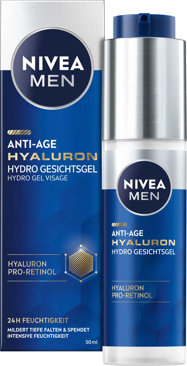 Крем для лица антивозрастной Hyaluron Hydro-Gel 50 мл NIVEA 
Крем для лица антивозрастной Hyaluron Hydro-Gel 50 мл NIVEA