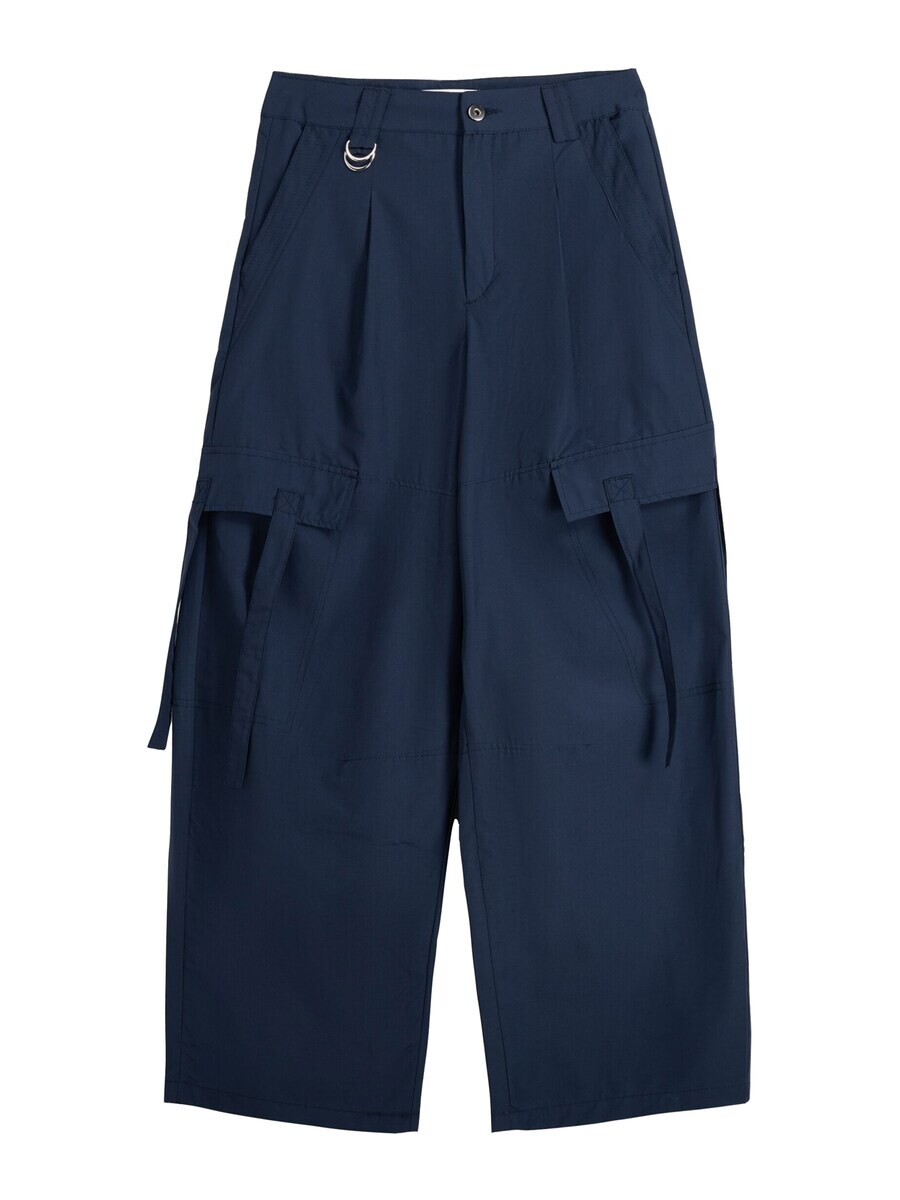 Брюки карго Bershka, темно-синий
Брюки карго Bershka, темно-синий