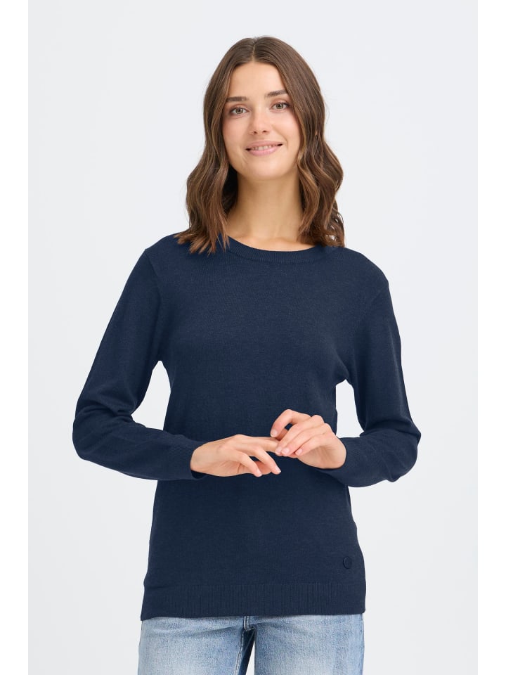 Oxmo Вязаный свитер OXAida синего цвета
Oxmo Вязаный свитер OXAida синего цвета