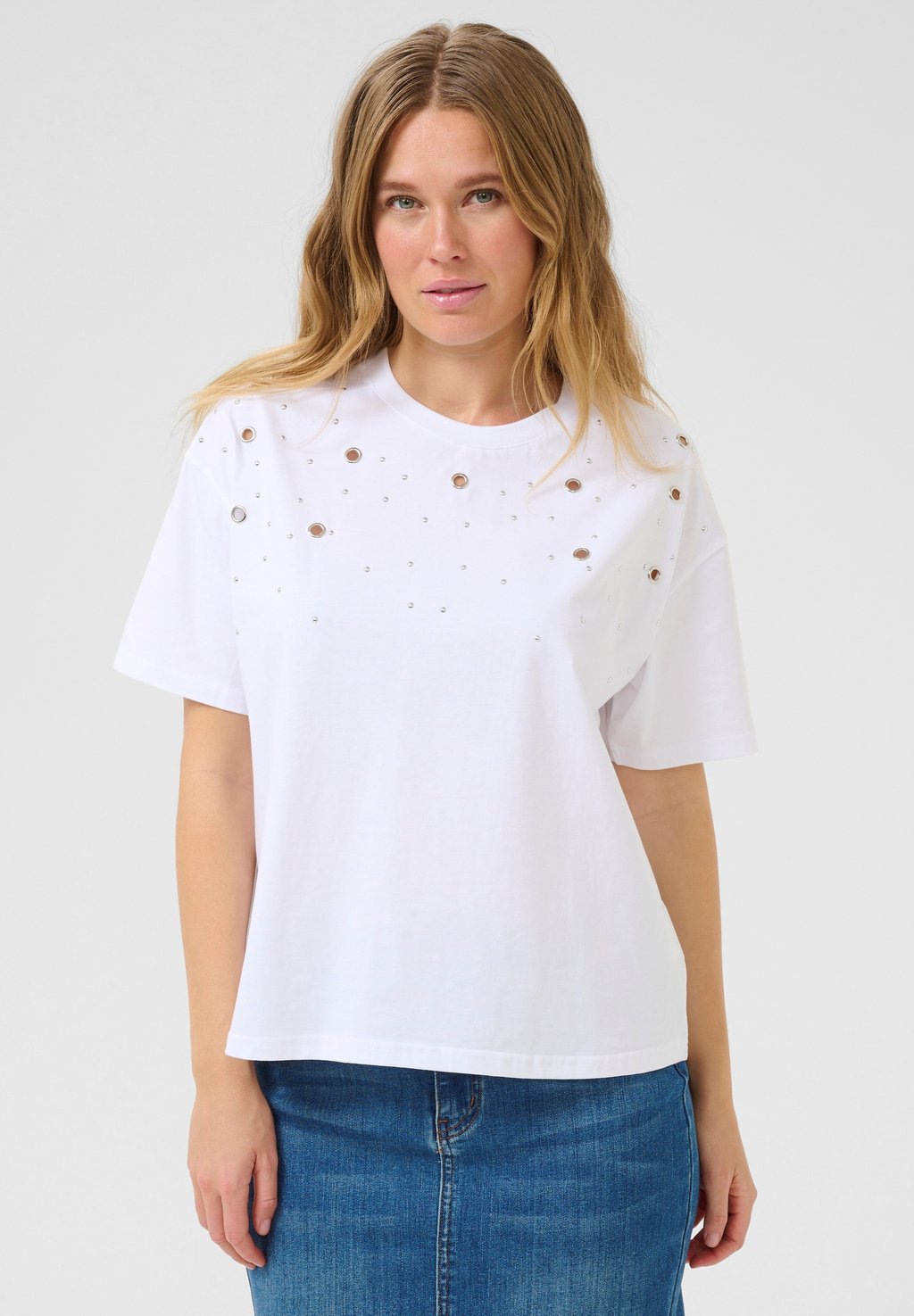 Футболка с принтом KACLEO EYELETS Kaffe, белый
Футболка с принтом KACLEO EYELETS Kaffe, белый