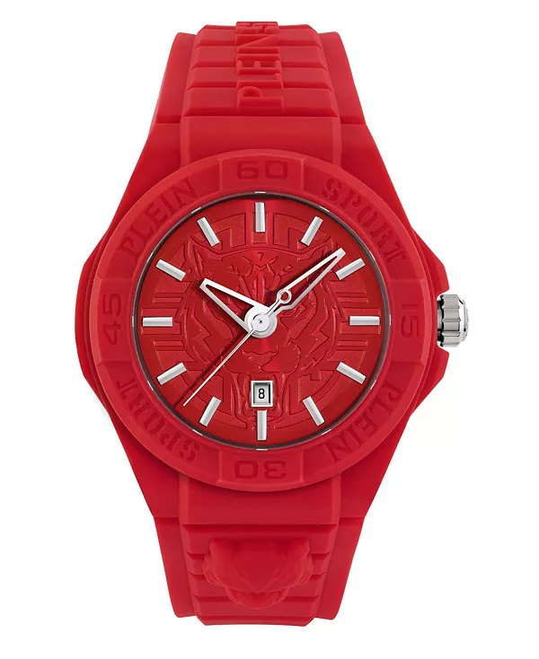 Новые мужские бесстрашные кварцевые часы с тремя стрелками и датой, красный силиконовый ремешок 46 мм Plein Sport, red
Новые мужские бесстрашные кварцевые часы с тремя стрелками и датой, красный силиконовый ремешок 46 мм Plein Sport, red