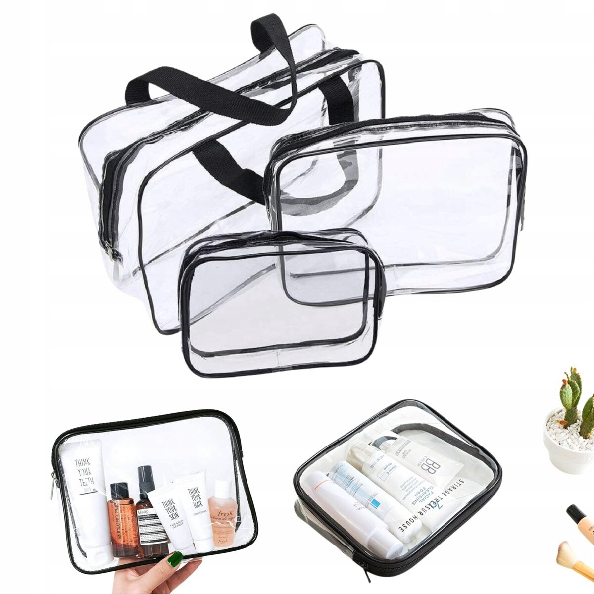 НАБОР ПРОЗРАЧНАЯ КОСМЕТИЦА 3В1 ДЛЯ САМОЛЕТА Perfekcyjny Styl, цвет белый
НАБОР ПРОЗРАЧНАЯ КОСМЕТИЦА 3В1 ДЛЯ САМОЛЕТА Perfekcyjny Styl, цвет белый