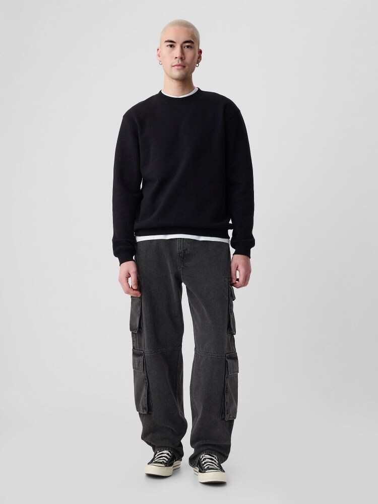 Двойные мешковатые джинсы карго с карманами Gap, черный
Двойные мешковатые джинсы карго с карманами Gap, черный