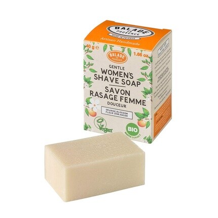 Натуральное мыло для бритья для женщин, 40 г Cosmos Natural & Vegan Certified, 10% масло ши Balade En Provence
Натуральное мыло для бритья для женщин, 40 г Cosmos Natural & Vegan Certified, 10% масло ши Balade En Provence