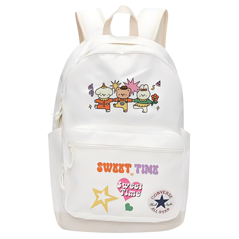 Converse Полиэстеровый рюкзак обычный унисекс белый, Friendship
Converse Полиэстеровый рюкзак обычный унисекс белый, Friendship