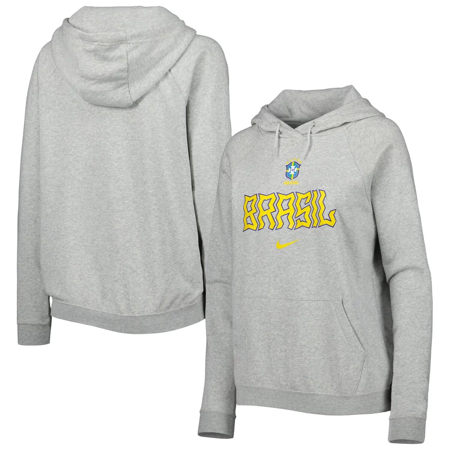 Женская флисовая толстовка с капюшоном Nike Heather Grey Brazil National Team Lockup Varsity Fleece реглан Nike
Женская флисовая толстовка с капюшоном Nike Heather Grey Brazil National Team Lockup Varsity Fleece реглан Nike